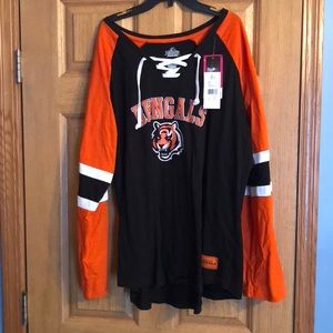Cincinnati Bengals Long sleeve shirt NWT